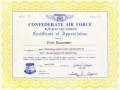 APPRECIATION CERTIFICATE